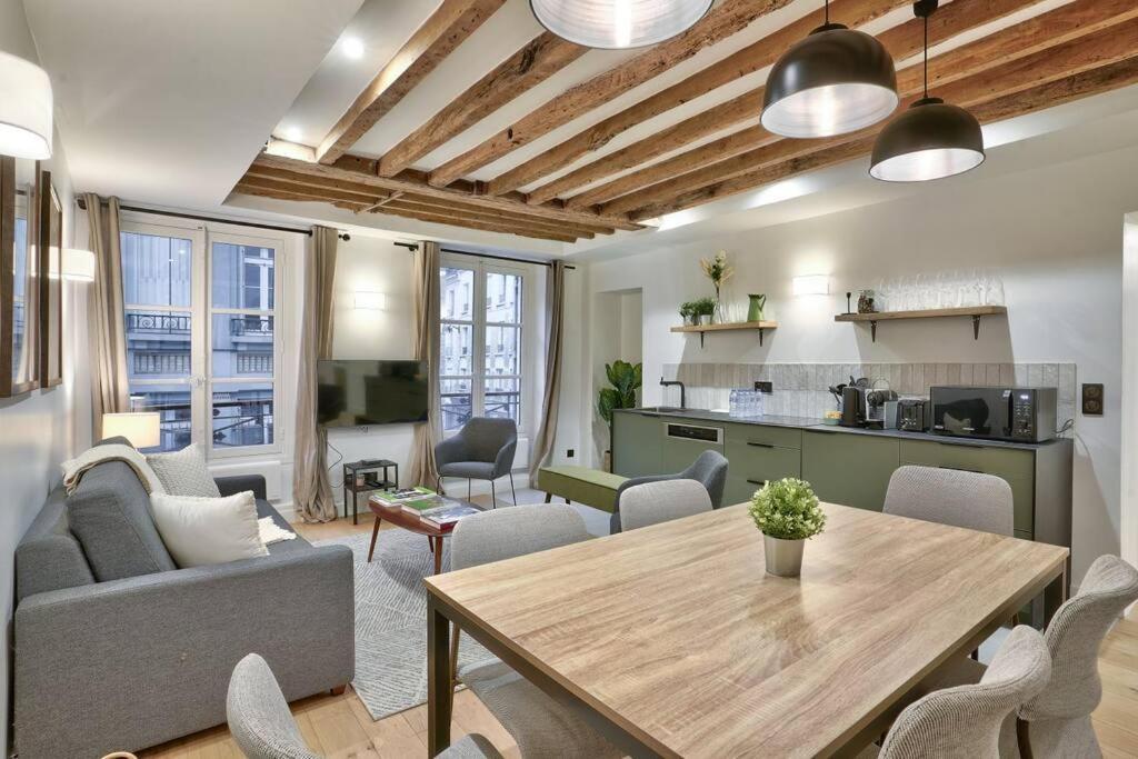 Magnifique Appartement Pour 6 - Montorgueil Paris Exterior photo