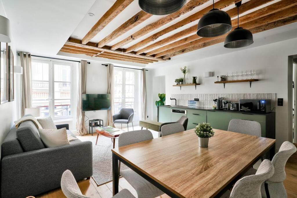 Magnifique Appartement Pour 6 - Montorgueil Paris Exterior photo